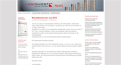 Desktop Screenshot of logiinvest-news.de