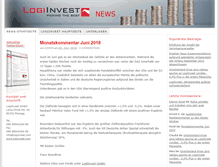 Tablet Screenshot of logiinvest-news.de